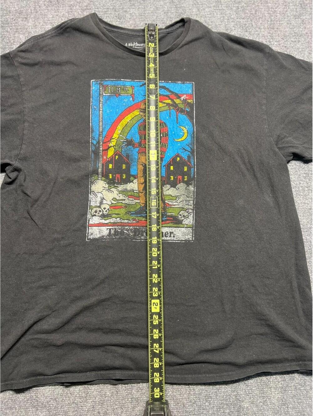 The Nightmare On Elm Street Freddy Kruger The Dreamer Tarot Black T Shirt Sz XXL - Picture 6 of 6